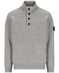 Stone Island - Wool Turtle-Neck Sweater - Lyst