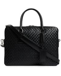 Sandro - Woven Leather Briefcase - Lyst