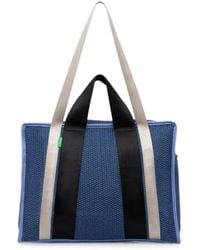 Benetton - Borsa Tote Con Fascia A Contrasto - Lyst