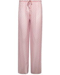 Bondeye - Pantalon Imprimé Riley À Lien De Resserrage - Lyst