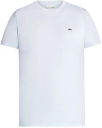 Lacoste - Logo-Patch Cotton T-Shirt - Lyst