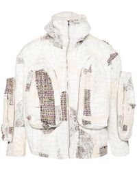 Who Decides War - Patchwork-design Tweed Jacket - Lyst