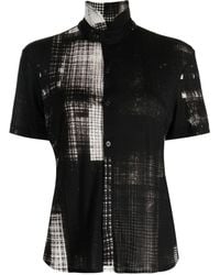 Y's Yohji Yamamoto - Camisa con estampado gráfico - Lyst