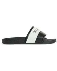 KARL LAGERFELD - Kondo 2.0 Logo-Print Slides - Lyst