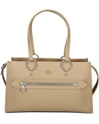 Lacoste - Medium Celys Logo-Embossed Zipped Tote Bag - Lyst