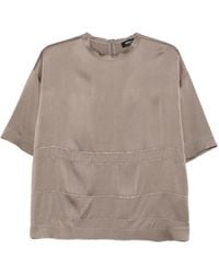 Fabiana Filippi - Monili-Trim Short-Sleeve Top - Lyst