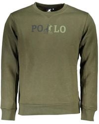 U.S. Grand - Logo-Print Crew-Neck Sweater - Lyst