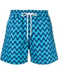 Frescobol Carioca - Bañador con ondas estampadas - Lyst