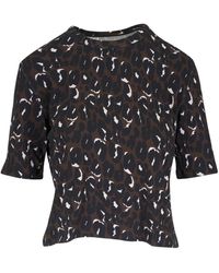 Majestic Filatures - Leopard-Print Ribbed Top - Lyst