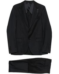 Lardini - Pak Met Enkele Rij Knopen Van Scheerwol - Lyst