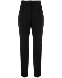 Moschino - High-waisted Straight-leg Trousers - Lyst