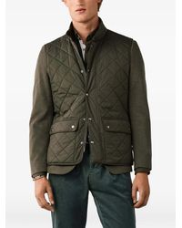 Hackett - Kinloch Diamond-Quilted Gilet - Lyst