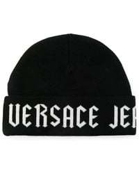 Versace Jeans Couture - Logo-Jacquard Beanie - Lyst