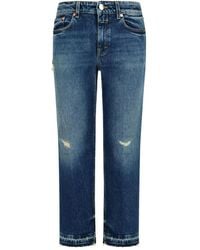 Closed - Ausgefranste Milo Jeans im Distressed-Look - Lyst