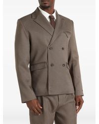 Manière De Voir - Didier Houndstooth Double-Breasted Blazer - Lyst