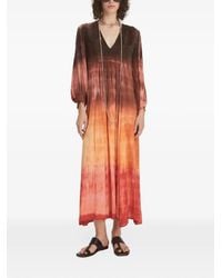 Maria Cher - Robe Longue Tortuguitas Vesta À Imprimé Tie Dye - Lyst