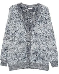 Rabanne - V-Neck Button-Front Cardigan - Lyst