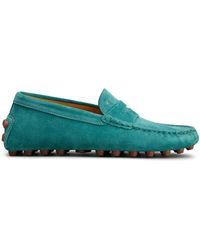 Tod's - Gommino Penny-Slot Suede Loafers - Lyst
