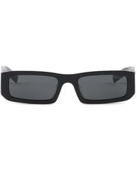 Prada - Sunglasses With Triangle Logo - Lyst