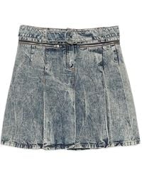 VAQUERA - Wash Denim Skirt - Lyst