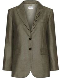 Marella - Embellished Single-Breasted Blazer - Lyst