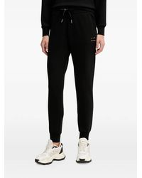 ARMANI EXCHANGE - Scuba Logo-Embroidered Drawstring Track Pants - Lyst