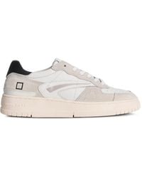 Date - Torneo Leather Sneakers - Lyst