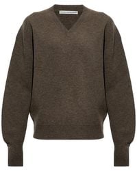 Studio Nicholson - Loch V-Neck Sweater - Lyst