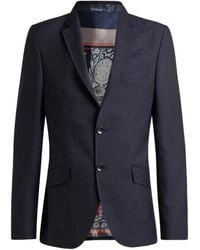 Etro - Blazer En Jacquard Con Botones - Lyst