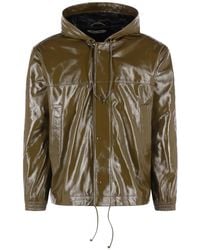 NAMACHEKO - Brigham Hooded Leather Jacket - Lyst