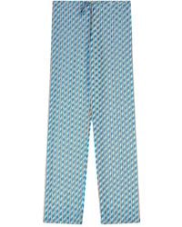 Dries Van Noten - Devoré Elasticated Trousers - Lyst