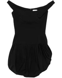 Magda Butrym - Off-Shoulder Gathered Mini Dress - Lyst