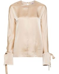 Semicouture - Blouse Met V-hals - Lyst