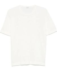 Caruso - Short-Sleeves Cotton T-Shirt - Lyst