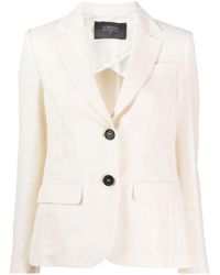 Lorena Antoniazzi - Single-breasted Fitted Blazer - Lyst