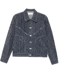 SAGE NATION - Veste En Jean Jiji À Empiècements - Lyst