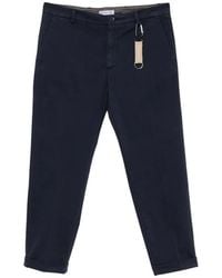 Manuel Ritz - Detroit Stretch-Cotton Twill Trousers - Lyst