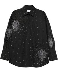 GIUSEPPE DI MORABITO - Embellished Poplin Shirt - Lyst