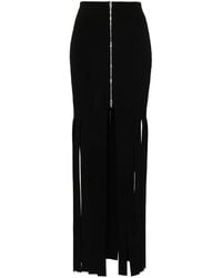 Nanushka - Jupe Mi-Longue À Franges - Lyst