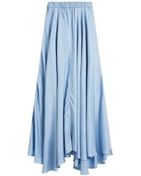 Bondi Born - Como Satin-Finish Maxi Skirt - Lyst