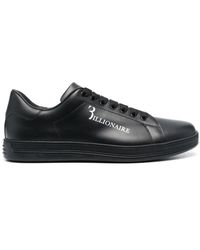 Billionaire - Logo-print Low-top Sneakers - Lyst