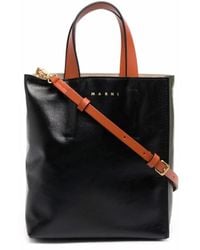 Marni - Museo Colour-block Tote Bag - Lyst