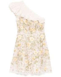 Needle & Thread - Florine One-Shoulder Mini Dress - Lyst