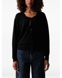 Silvian Heach - Essential Lace-Trim V-Neck Cardigan - Lyst