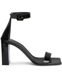 Giuseppe Zanotti - Shangay Buckled 85mm Leather Sandals - Lyst