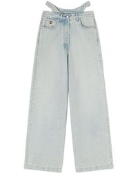 Ambush - Cut-out Wide-leg Jeans - Lyst