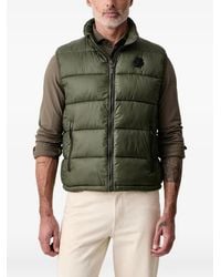 KARL LAGERFELD - Quilted Logo-Patch Gilet - Lyst