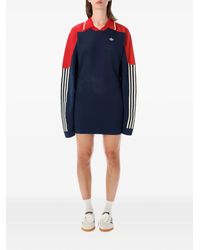 adidas - Colour-Block Mesh-Knit Mini Dress - Lyst