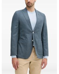 BOSS - Blazer Janson Monopetto A Quadri - Lyst
