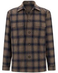 BOGGI - Shacket Patterned Wool - Lyst